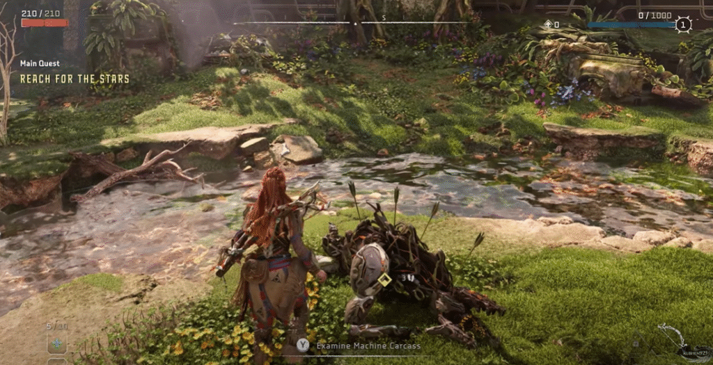 Image showing gameplay of horizon forbidden west